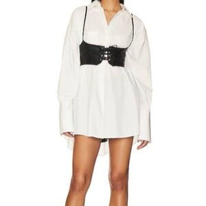 NWOT Free People X REVOLVE Hastings Black
Leather Harness Belt Size Medium-Large